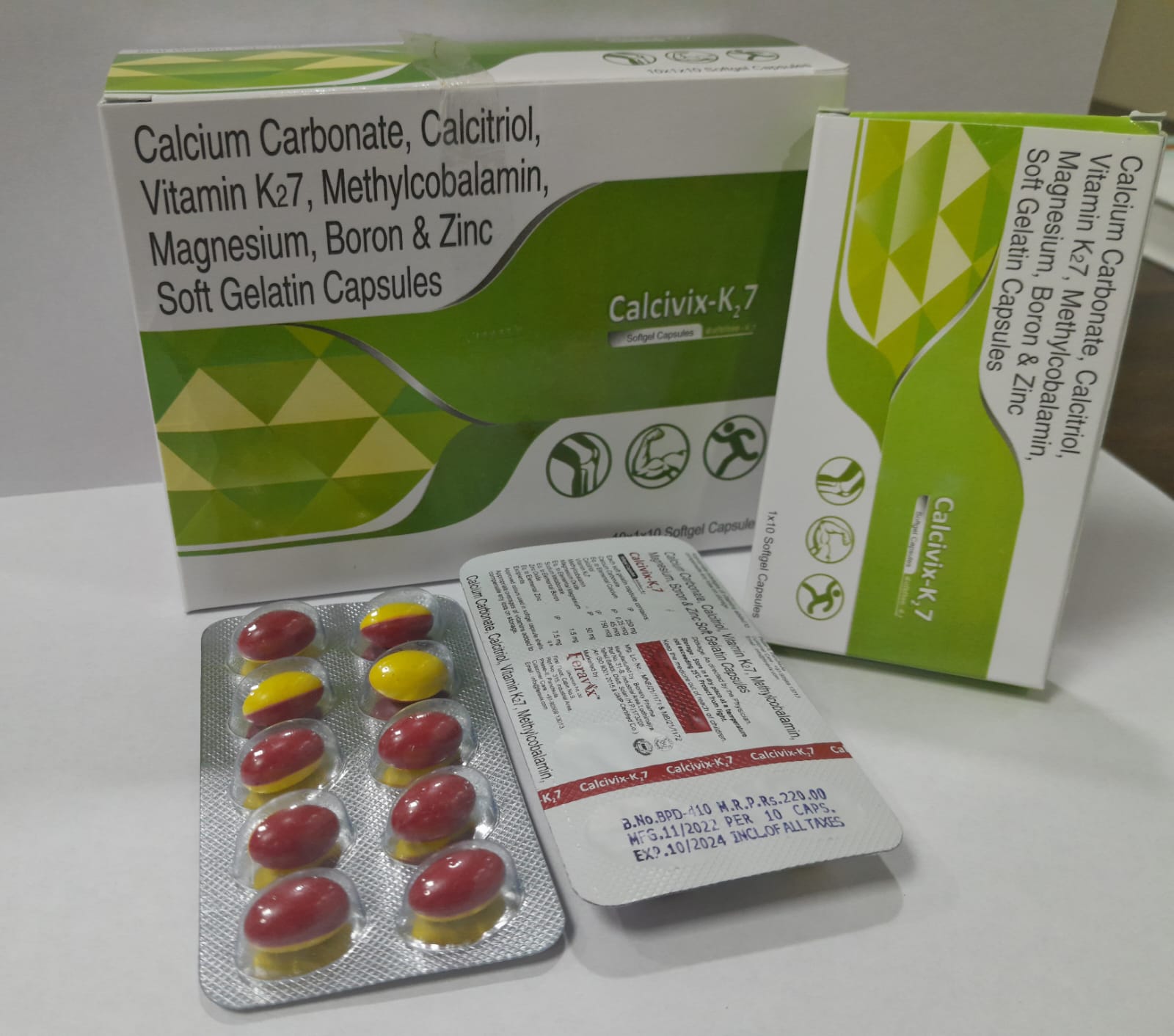 CALCIVIX-K2 7 Softgel Capsules